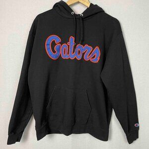 University of Florida Gators Champion Eco Fleece Hoodie in Black Mens Size L